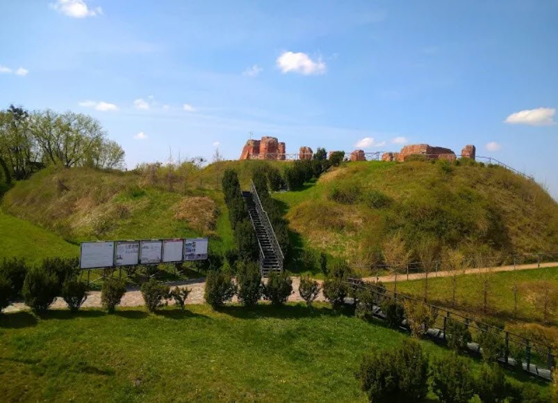 The ruins of the Castle of the Dukes of Mazovia, Poland